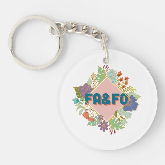 Llavero FA&FO - Averigua y descubre (Frente)