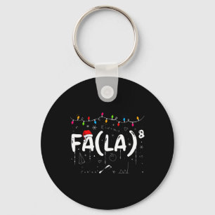 Llavero Fa (la)8 Divertido Navidad Santa Fa La Profesor de