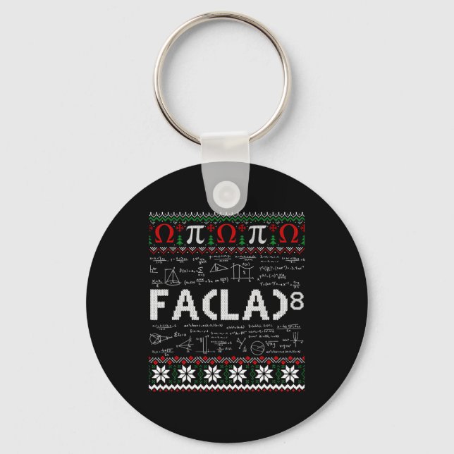 Llavero Fa (la)8 Divertidos Navidades Santa Fa La Math (Anverso)