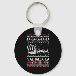 Llavero Fa La La Valhalla Barco Vikingo Navidad Xmas Feo
