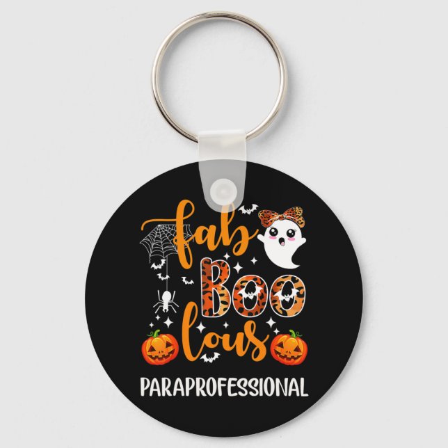 Llavero Faboolous Paraprofessional Fun Para Squad Happy Ha (Anverso)