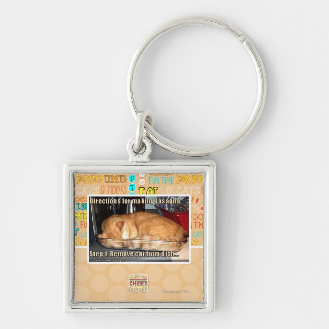 Llavero Fabricación del lasagna (Frente)