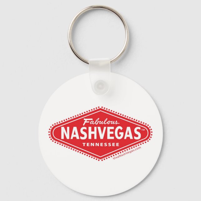 Llavero Fabulosa llave de logotipo NASHVEGAS TM (Anverso)