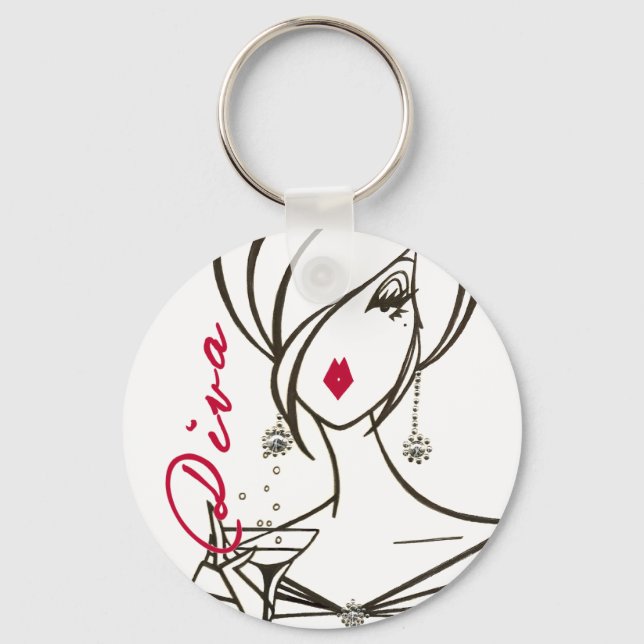 Llavero Fabulous Diva Keychain (Anverso)