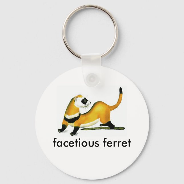 Llavero facetious ferret (Anverso)