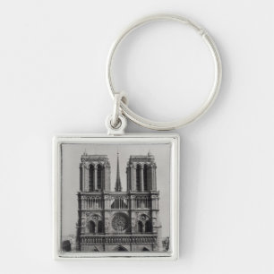 Llavero Fachada de Notre-Dame, París, fin del siglo XIX