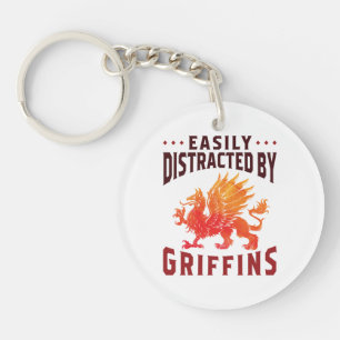 Llavero Fácilmente distrado por Griffins Guay Fantasy Love