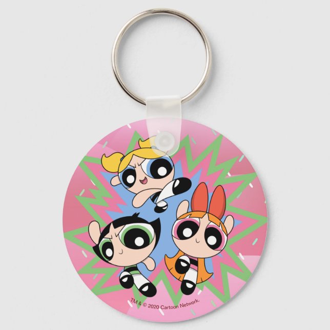 Llavero Factor de potencia de los Chicas Powerpuff (Anverso)