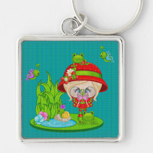 Llavero Faery Nature Lover Frog