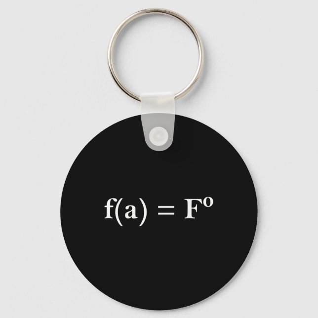 Llavero Fafo Math Equation Funny Novedad Math Teacher Nerd (Anverso)