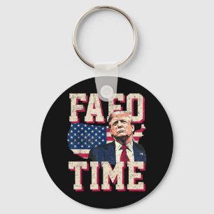 Llavero Fafo Trump Bandera graciosa