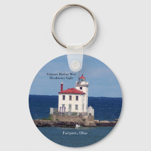 Llavero Fairport Harbour West Breakwater Light key chain