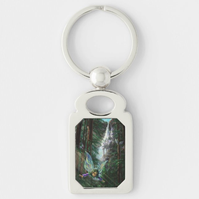 Llavero Fairy and Castles Fantasy Art (Anverso)