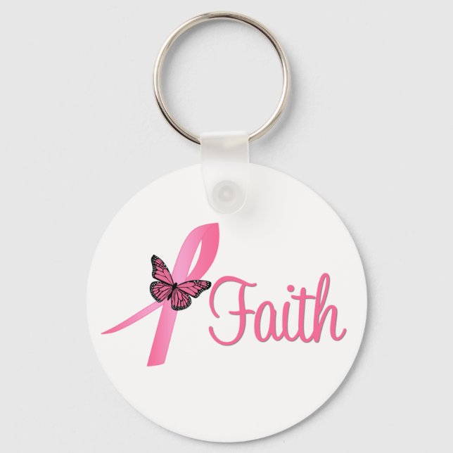 Llavero Faith Breast Cancer Awareness (Anverso)