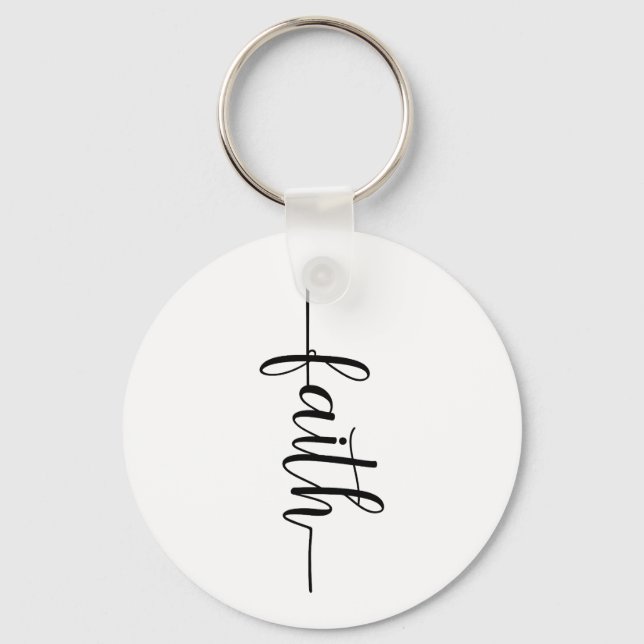 Llavero Faith Cross Christian (Anverso)