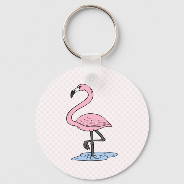 Llavero Faith Flamingo (Anverso)