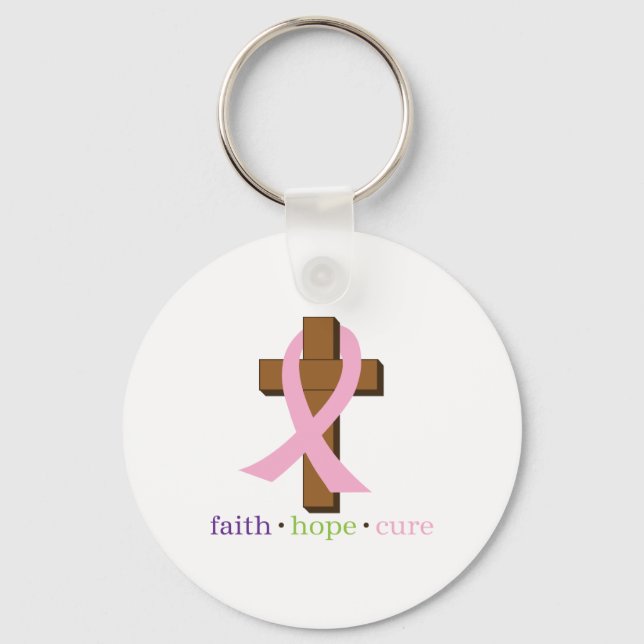 Llavero Faith Hope Cure (Anverso)