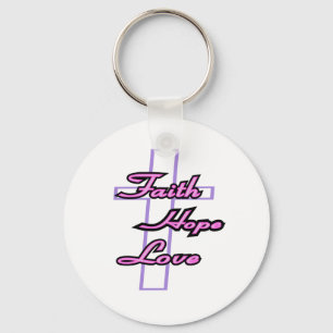 Llavero Faith Hope Love
