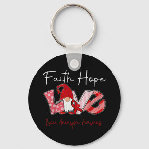 Llavero Faith Hope Love Brain Aneurysm Awareness 2