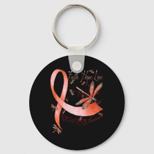 Llavero Faith Hope Love Dragonfly Rsd Crps Conciencia
