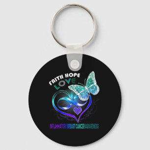 Llavero Faith Hope Love Masculino Concienciación sobre el 