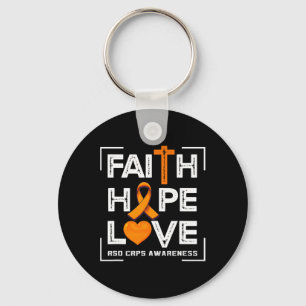 Llavero Faith Hope Love Rsd Crps Conciencia 1