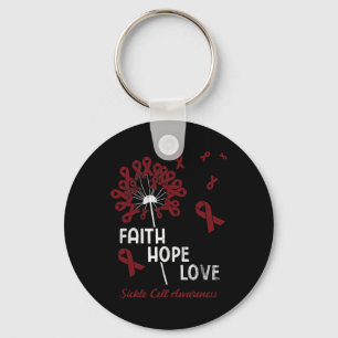 Llavero Faith Hope Love Sickle Cell Awareness 1