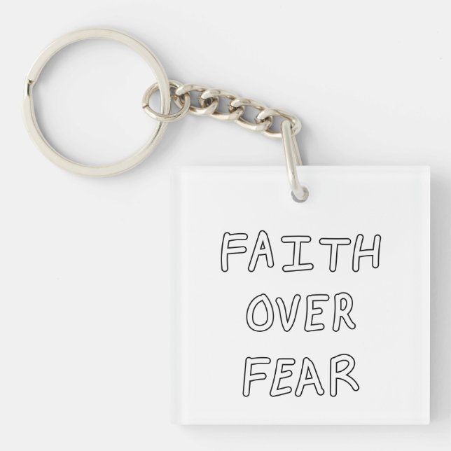 Llavero Faith over Fear (Frente)
