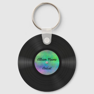 Llavero Fake Custom Vinyl Record