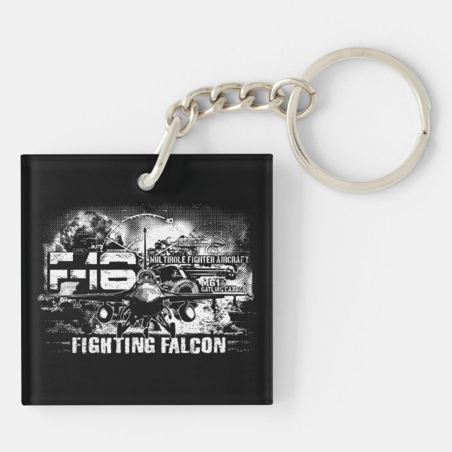 Llavero Falcon de combate F-16 (Atrás)