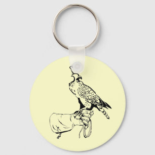 Llavero Falcon on Glove Keychain