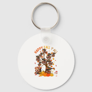 Llavero Fall Y'all Group Donkeys On Fall Tree Pumpkins Tha