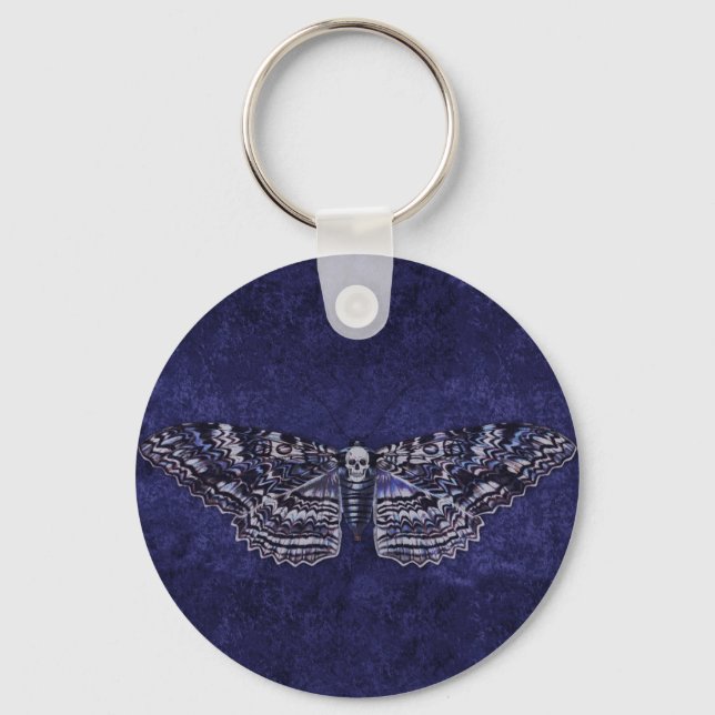 Llavero Falln Deathshead Moth (Anverso)