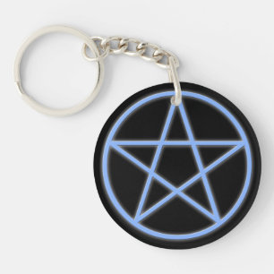 Llavero Falln Pagan Pentacle