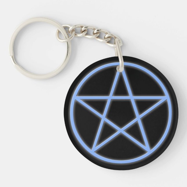 Llavero Falln Pagan Pentacle (Frente)