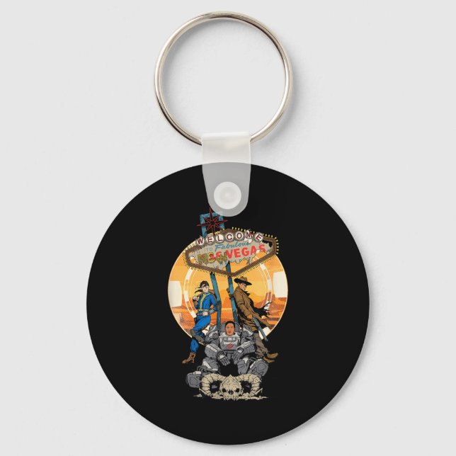 Llavero Fallout - Welcome To Fabulous New Vegas  (Anverso)