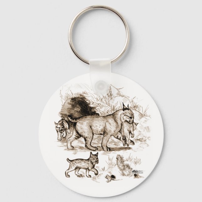 Llavero Familia Bobcat (Anverso)