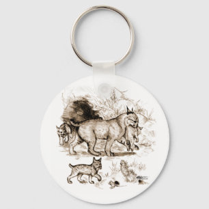 Llavero Familia Bobcat