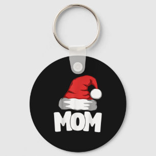 Llavero Familia coincidente de Santa Navidad Mamá