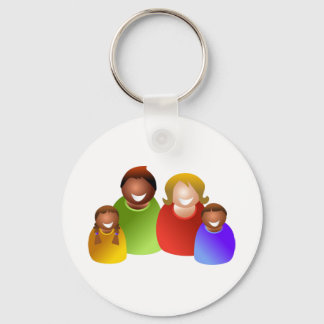 Llavero Familia colorida