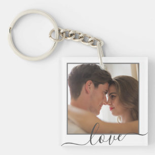 Llavero Familia de amor personalizada de moda 2 foto Keeps