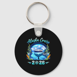 Llavero familia de ballenas de Alaska amigos grupo alaskan