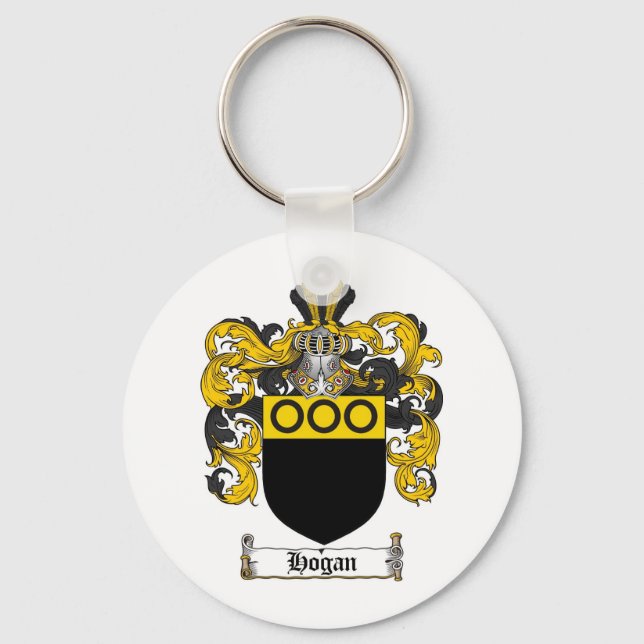 LLAVERO FAMILIA DE HOGAN CREST - ESCUDO DE ARMAS DE HOGAN (Anverso)