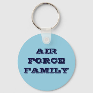 Llavero Familia de la Fuerza Aérea de la Cadena Clave