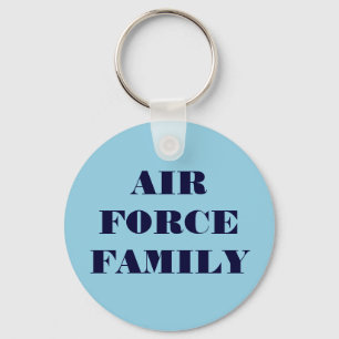 Llavero Familia de la Fuerza Aérea de la Cadena Clave