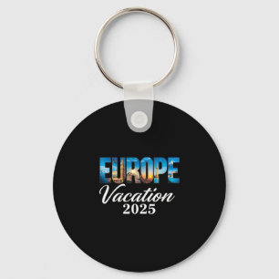 Llavero Familia de viaje Europa 2025 Souvenir de vacacione