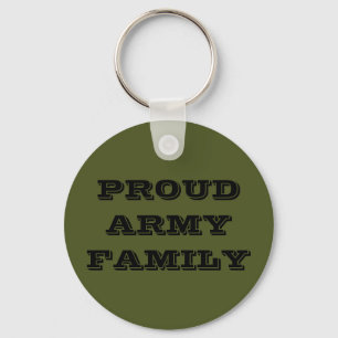 Llavero Familia del ejército orgullosa de la cadena de cla