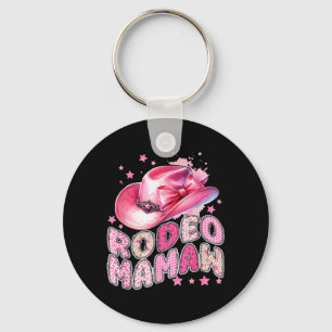 Llavero Familia del primer cumpleaños de la vaquera rosa R