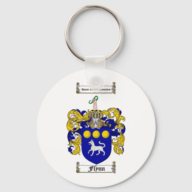 LLAVERO FAMILIA FLYNN CREST - FRANJA FLYNN DE ARMAS (Anverso)