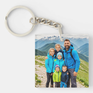 Llavero Familia fotográfica personalizado 1